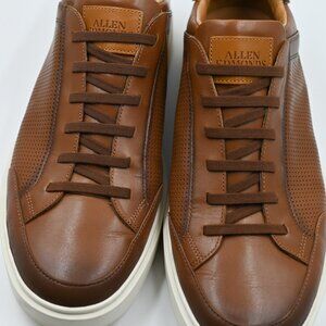 NEW $350 Allen Edmonds Oliver Tan Leather Slip On Leather Sneakers Shoes 12 3E